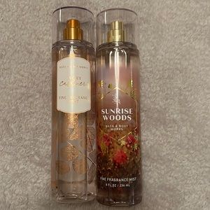 Two Bath & Body Works fragrance mists, gently used